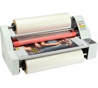 Hot and Cold Roll Laminator, Hot/Cold Roll Laminator Machine with 750 W Electric Digital Control, Maximum Width of 350 Mm, for Commercial Use in Schools and Offices