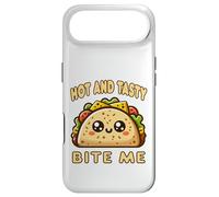Hot And Tasty Bite Me Funny Taco Mexican Food Sarcastic Pun Case for iPhone Air