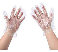 HOT BARGAINS 1000 X PE Gloves Disposable Plastic Gloves Transparent One Size Fits All Waterproof for Cleaning Safety Food Handling Latex Free, Powder Free - 1000PCS In Manufacturer Sealed Packaging
