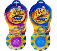 HOT BARGAINS 3 X Light Up Skip Ball | Flashing Ankle Spike Ball Assorted Color | Skipping Toy for Outdoor Game Beach Party, Kids party, Summer Game (3)