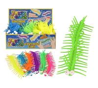 HOT BARGAINS 4 X Mega Stretchy Centipede Cyril Stress Toy Assorted Color Squishy Fidget Toys for Anxiety and Anti Stress for Kids (Centipede Cyril, 4, Count)