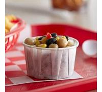 HOT BARGAINS 4oz Paper Souffle Cups, White Disposable Waxed Portion Cups for Condiments and Medicine, Pack of 1000