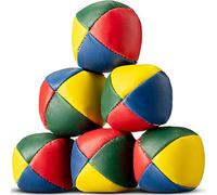 HOT BARGAINS 6 X Juggling Balls Durable Soft Smooth For Beginners Children And Professionals With Easy Grip Size 5cm / 2inches