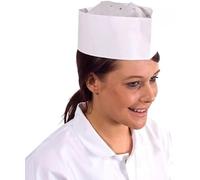 HOT BARGAINS classic paper chef hats 9 inch 100 pack