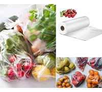 HOT BARGAINS Clear Food Storage Bags 9 x 14 Inch HDPE Polythene Bags 10000 Count Pack of 20 Rolls