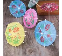 HOT BARGAINS Cocktail Umbrellas, 144 Pack Paper Drink Decorations, Multi-Coloured