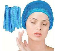 HOT BARGAINS Disposable Hair Nets Non Woven Surgical Caps for Cooking and Catering, Blue, 21 Inch, Pack of 1000