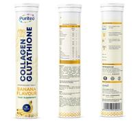 Hot Bargains Effervescent Tablets - 30 Count, Banana Flavour | Anti-Aging Support & Skin Elasticity Booster (One Size, Banana)