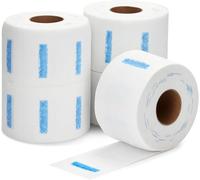 HOT BARGAINS Neck Paper Strips, 5 Rolls Professional Barber Neck Strips, 500 Count Total