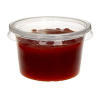 HOT BARGAINS Pack of 100 x 4oz Round Sauce Containers With Lids Chatni Pots And Lids