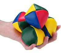 HOT BARGAINS Pack of 3 Juggling Balls Durable Soft Smooth For Beginners Children And Professionals With Easy Grip Size 5cm/2inches Juggle Coloured Set Circus Clown Toy