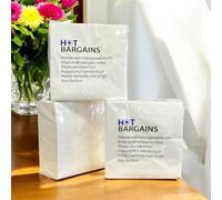 HOT BARGAINS Paper Napkins 2-Ply White 33 x 33cm 2000 Count for Parties Restaurants Catering