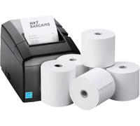 HOT BARGAINS, Thermal Till Rolls 80 x 80mm for Printing Payment Receipt, EPOS Printer, POS Terminal, Cash Registerer Roll (10, 80 X 80mm)