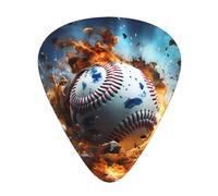Hot Baseball Wear-resistant guitar picks for guitar, bass, electric guitar, ukulele, thin, medium, heavy, 12-piece guitar picks