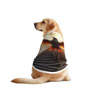 Hot Bird Transformation Illustration Dog Shirt Vest Dog Clothes- Breathable Cooling for Big Dogs, Sun Protection Comfort Wear for Golden Retriever, Husky, Alaska Outdoor Activities XX-Large