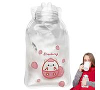 Hot Bottle Water Bag - 160ml Portable Cartoon Heated Water Bag - Foot Warmer, Hot Water Pouch, Small Hot Water Bladder, Hot Water Pad for Shoulder, Waist, Hands