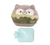 Hot Bottle Water Bag - Plush Heater, Cute Cartoon Warmer, 500ml Hot Water Bag with and Delicious Design, Portable Handmuffs Heater Bag for Men Kids Hands Feet Comfort Relief