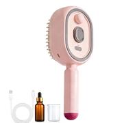 Hot Brush, Slim Ceramic Spray Straightener Comb for Volume | Lightweight, Multi Voltage USB C, 300mAh | Daily Hairdressing, Travel Styling, Festival Wedding Gift