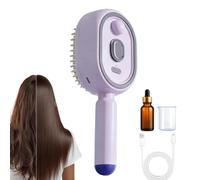 Hot Brush, Slim Ceramic Spray Straightener Comb for Volume | Lightweight, Multi Voltage USB C, 300mAh | Daily Hairdressing, Travel Styling, Festival Wedding Gift