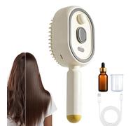 Hot Brush, Slim Ceramic Spray Straightener Comb for Volume | Lightweight, Multi Voltage USB C, 300mAh | Daily Hairdressing, Travel Styling, Festival Wedding Gift