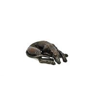 Hot Cast Solid Bronze Greyhound Sleeping