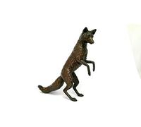 Hot Cast Solid Bronze Standing Fox