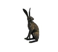 Hot Cast Solid Bronze Watching Hare