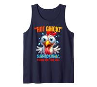 Hot Chick Seriously Turn On The AC Funny Chicken Humor Tank Top