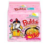 Hot Chicken Carbo Flavour Buldak Ramen Noodles Carbonara 130g Pack of 5