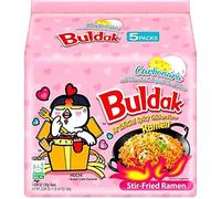 Hot Chicken Carbo Flavour Buldak Ramen Noodles Carbonara 130g Pack of 5