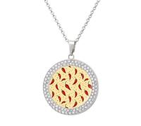 Hot Chili Peppers Colorful Dotted Diamond Necklace Cute Pendant Necklace | Jewelry Gifts