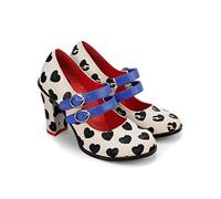 Hot Chocolate Design Chocolaticas High Heels He Loves Me, He Loves Me Not Women's Mary Jane Pump Multicoloured HCD 37