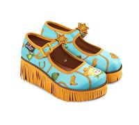 Hot Chocolate Design Chocolaticas Sheriff Women's Mary Jane Platform Multicoloured HCD 38