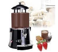 Hot Chocolate Dispenser Machine, Electric 5L/10L Warmer with LED Display (30℃-90℃), Stainless Steel Heating and Mixing for Hot Chocolate