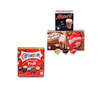 Hot Chocolate Dolce Gusto Compatible Pods - Mars, Galaxy, Maltesers, Celebrations - 32 Pods
