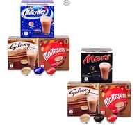 Hot Chocolate Dolce Gusto Compatible Pods - Mars, Galaxy, Maltesers, Milky Way - 48 Pods