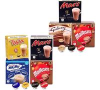 Hot Chocolate Dolce Gusto Compatible Pods - Twix, Mars, Milky Way, Maltesers, Galaxy - 56 Pods