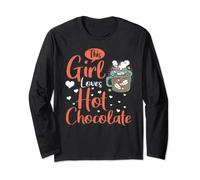 Hot Chocolate Drinking Chocolate Milk Hot Cocoa Long Sleeve T-Shirt