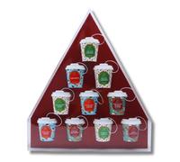 Hot Chocolate Gift Set - 10 Pack|Hot Chocolate Christmas Tree Decorations | Xmas Tree Decorations | Christmas Gifts for Women Men Kids | Novelty Xmas Presents for Women Home | Christmas Tree Ornaments