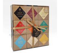 Hot Chocolate Gift Set | 9 Luxury Cocoa Powder Flavours Mini Marshmallows Gingerbread Men Biscuits | House Gifts for Couples Women Men Xmas Gifts for Kids Teens Drinking Chocolate Selection Boxes (5)