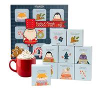 Hot Chocolate Gift Set for Stocking Fillers - Santa & Friends 9 Assorted Flavor Hot Chocolate Variety 252g Great Christmas Gifts for Women, Christmas Eve Box Fillers for Kids