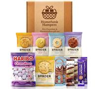 Hot Chocolate Gift Set - This Hot Chocolate Hamper includes Hot Chocolate Sachets, 1x pack of Marshmallows & 5x 2pk Border Biscuits. Gift Set for Women, Men & Children Birthday Gift Present