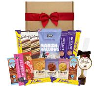 Hot Chocolate Gift Set with x8 Hot Chocolate Sachets, Mini Marshmallows for Hot Chocolate, Hot Chocolate Stirrer, Boarder Biscuits and more | A Hot