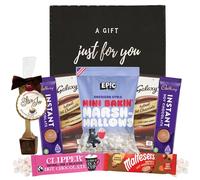 Hot Chocolate Gift Set - x6 Hot Chocolate Sachets, Mini Marshmallows, Hot Chocolate Spoon