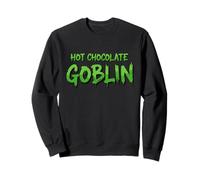 Hot Chocolate Goblin Holiday Season Cocoa Sipping Drink Sweatshirt