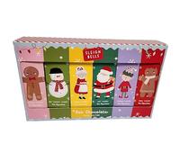Hot Chocolate Sleigh Bells Cracker Selection 6 Assorted Flavours with Non-Dairy Creamer Cocoa Drink Mix Christmas Drinks