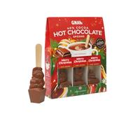 Hot Chocolate Spoon Christmas Gift Set - 3 Festive Milk Chocolate Hot Chocolate Stirrers