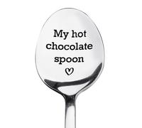 Hot Chocolate Spoon Gifts for Daughter Son Birthday Christmas Gifts for Hot Chocolate Lovers Dad Mum Retirement Gifts for Daddy Mummy Best Friend Friendship Gifts for Women Men Husband Wife Spoon Gift