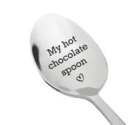 Hot Chocolate Spoon Gifts for Daughter Son Birthday for Hot Chocolate Lovers Dad Mum Retirement Gifts for Daddy Mummy Best Friend Friendship Gifts for Women Men Husband Wife Spoon Gift