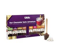 Hot Chocolate Spoon Taste Adventure Gift Set - 8 Delicious Varieties with Mini Marshmallows, Luxury Hot Chocolate Gift Set - Stir-In Choc Shot Spoons for Rich, Yum-a-Licious, Café-Style Mugs, 8 x 40g